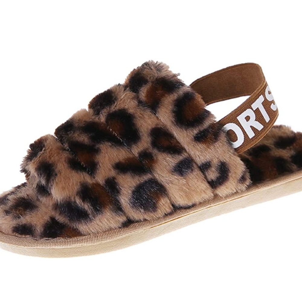 Womens Fuzzy Fluffy Sandals House Slippers Soft